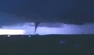 The EF3 tornado that struck Reading, Kansas on May 21, 2011.