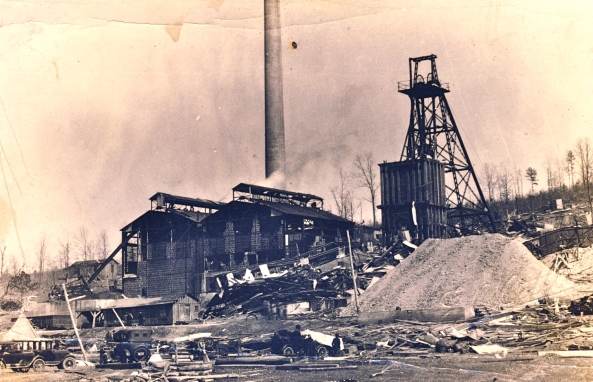 The lead mines in Leadanna after the tornado had passed.
