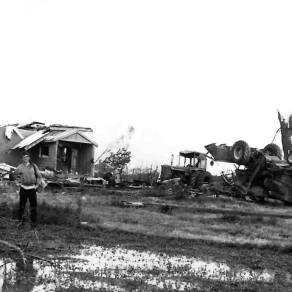 A damaged farm near Arthur. (Courtesy of Arthur & Area Historical Society)
