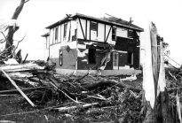 A damaged home near Arthur. (Courtesy of Arthur & Area Historical Society)